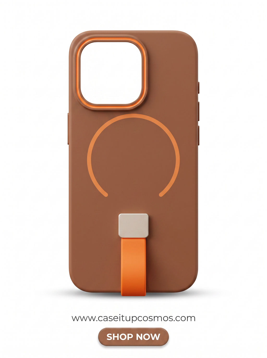 Cosmos™ Active Strap MagSafe Case for iPhone | Built-In Grip & Kickstand