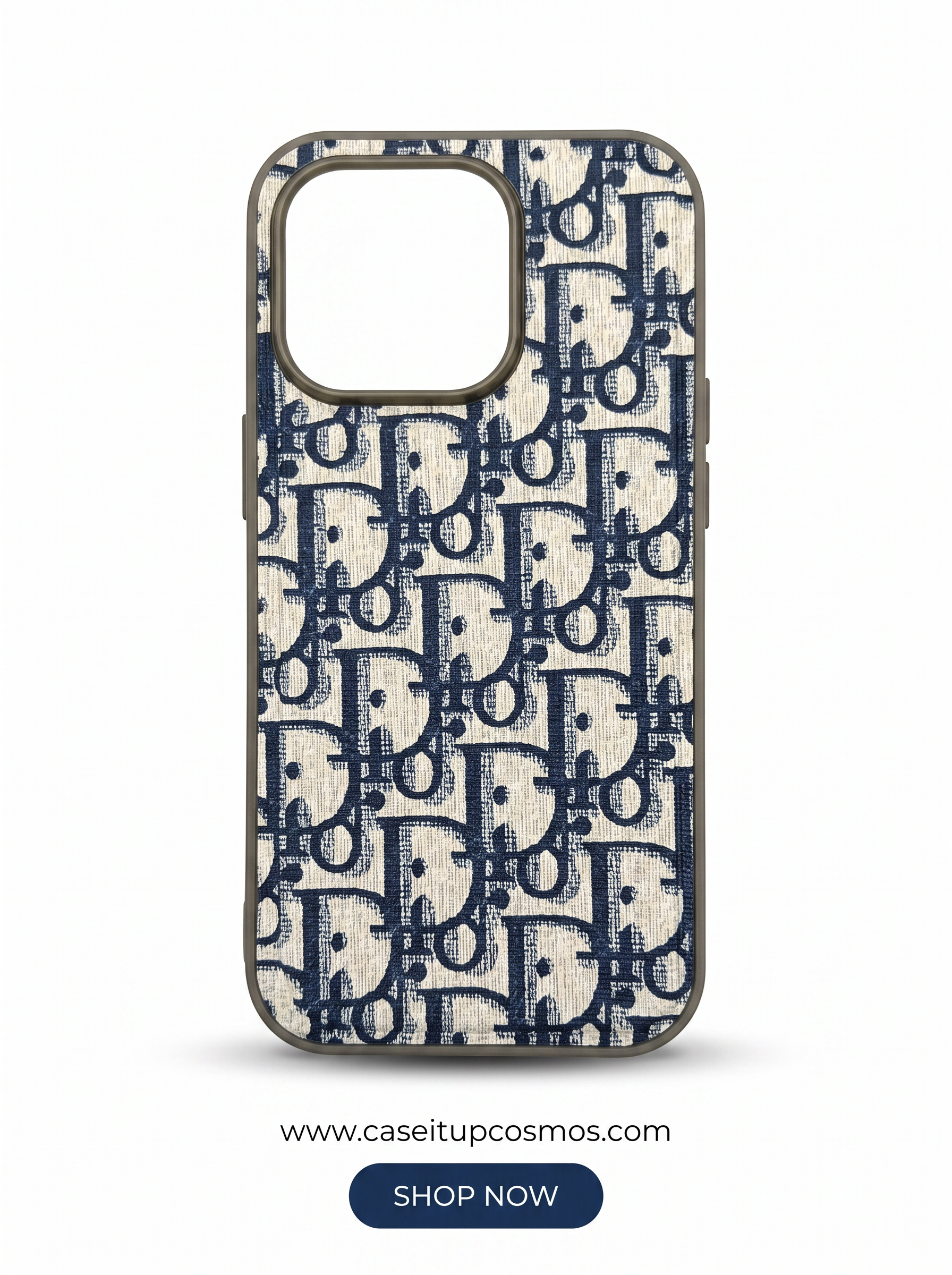 Cosmos™ Jacquard Monogram Canvas iPhone Case | Vintage Designer Style