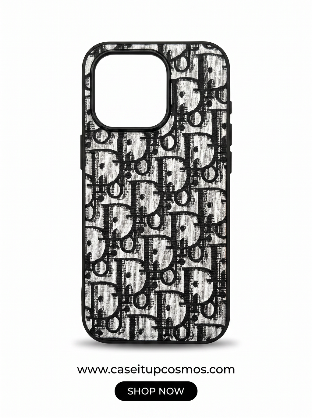 Cosmos™ Jacquard Monogram Canvas iPhone Case | Vintage Designer Style