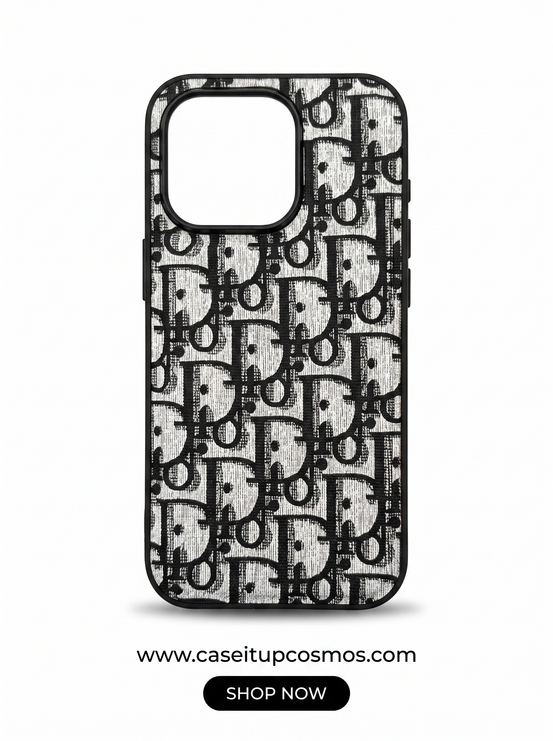 Cosmos™ Jacquard Monogram Canvas iPhone Case | Vintage Designer Style