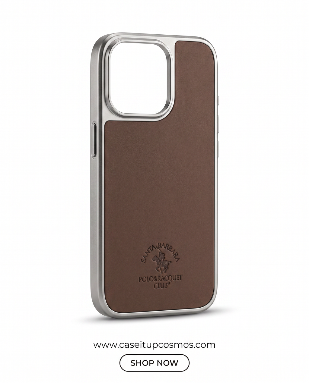 Cosmos™ Santa Barbara Polo Leather iPhone Case | Carbon Fiber Interior