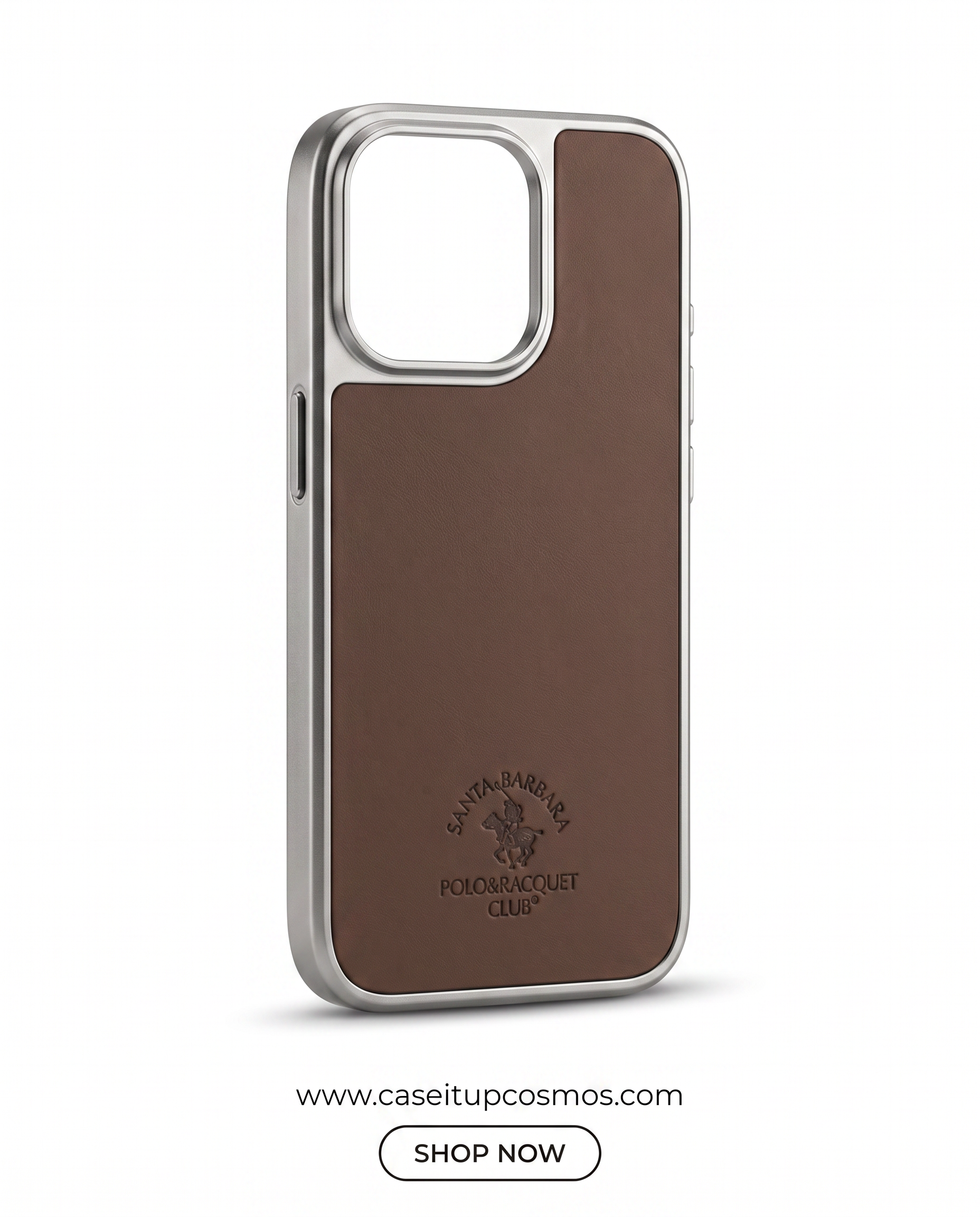 Cosmos™ Santa Barbara Polo Leather iPhone Case | Carbon Fiber Interior