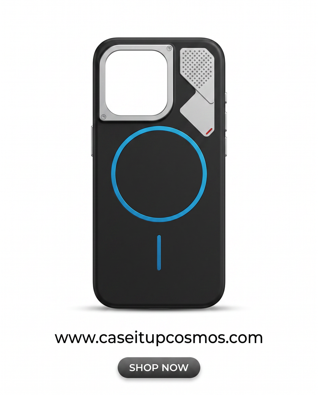 Futuristic Alloy Camera Armor MagSafe Case for iPhone | Microfiber Interior