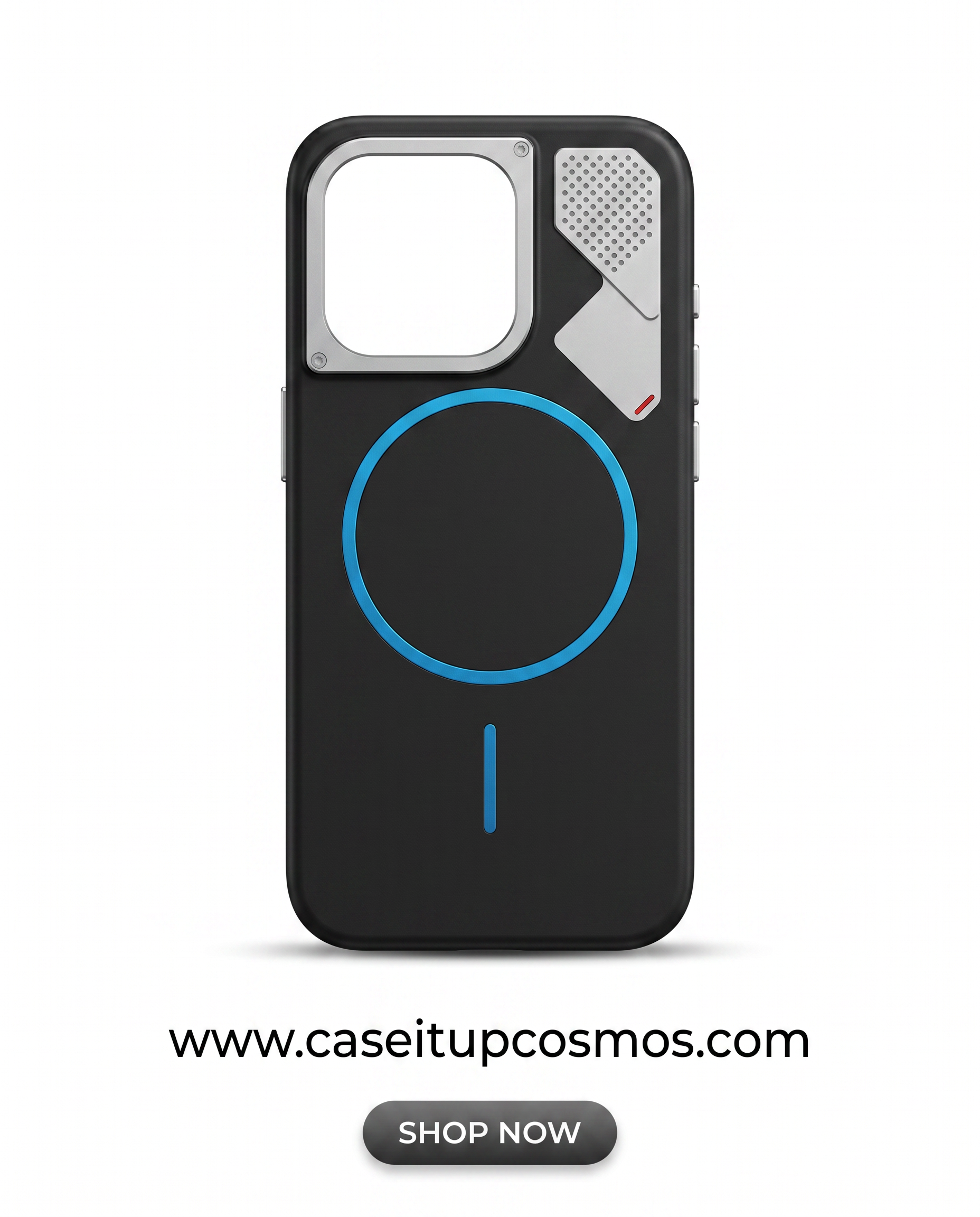 Futuristic Alloy Camera Armor MagSafe Case for iPhone | Microfiber Interior