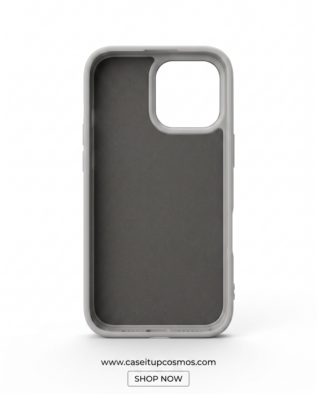 The Prism Emblem Edition Leather iPhone Case | Champagne Gold Camera Shield