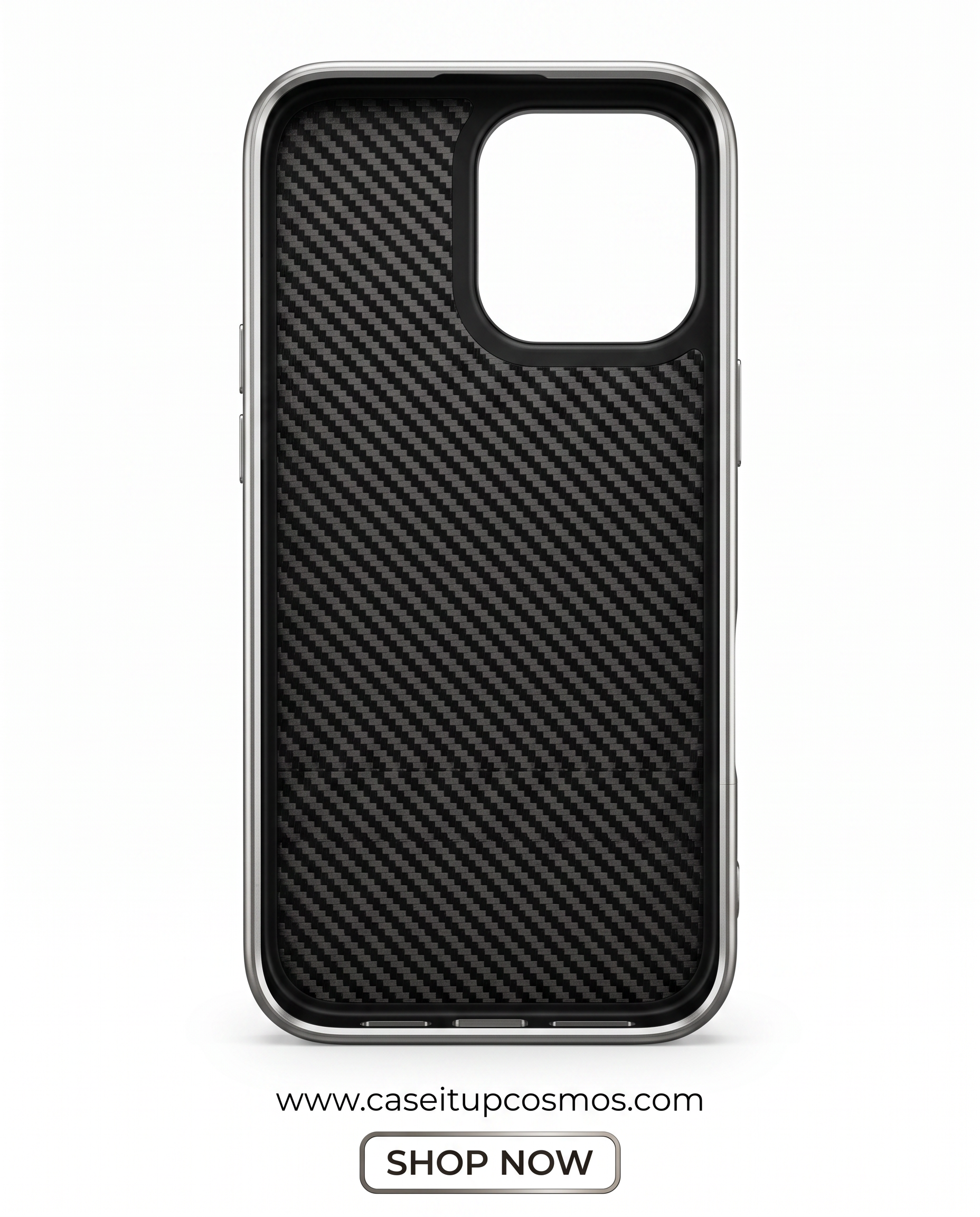 Cosmos™ Santa Barbara Polo Leather iPhone Case | Carbon Fiber Interior