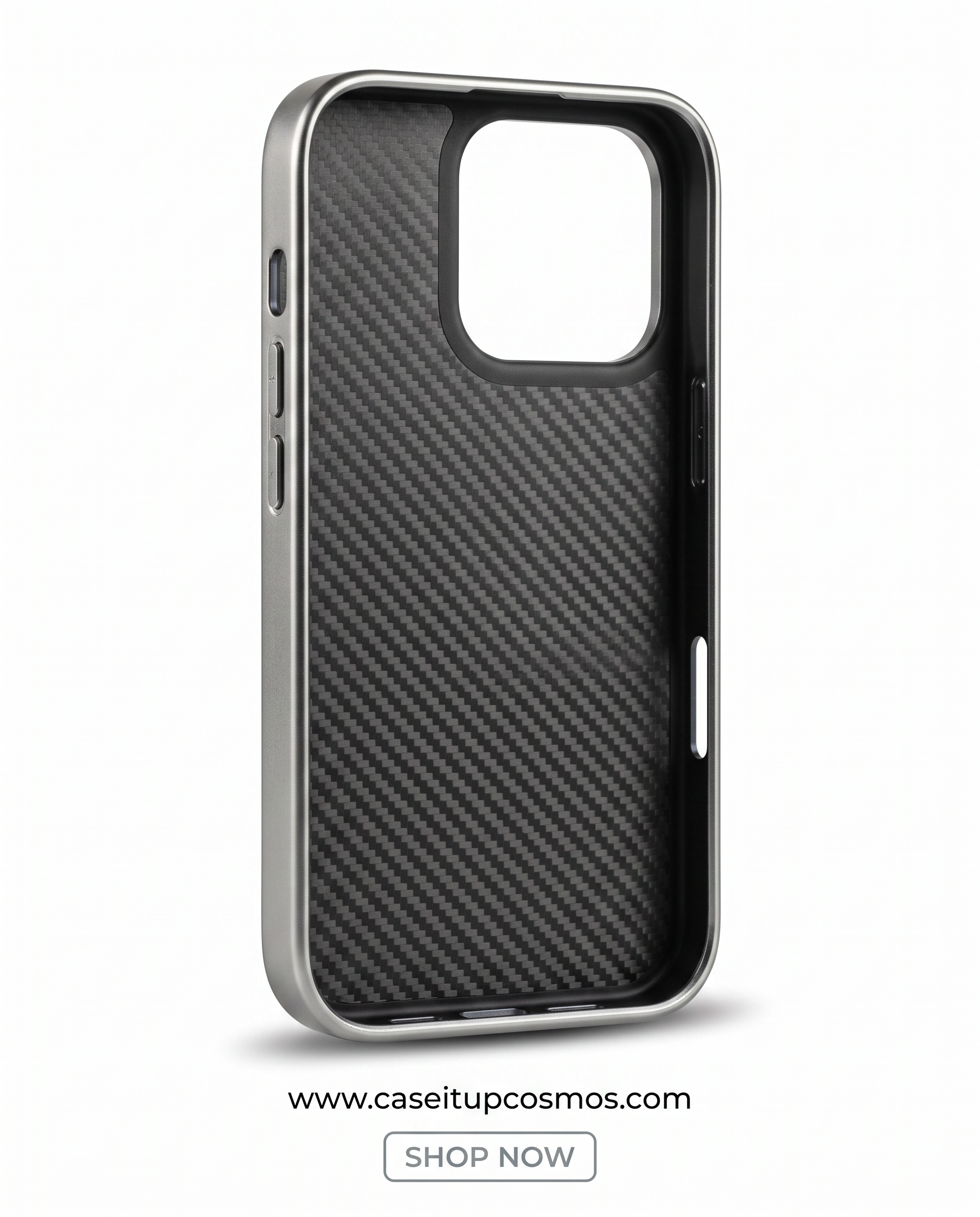 Cosmos™ Santa Barbara Polo Leather iPhone Case | Carbon Fiber Interior