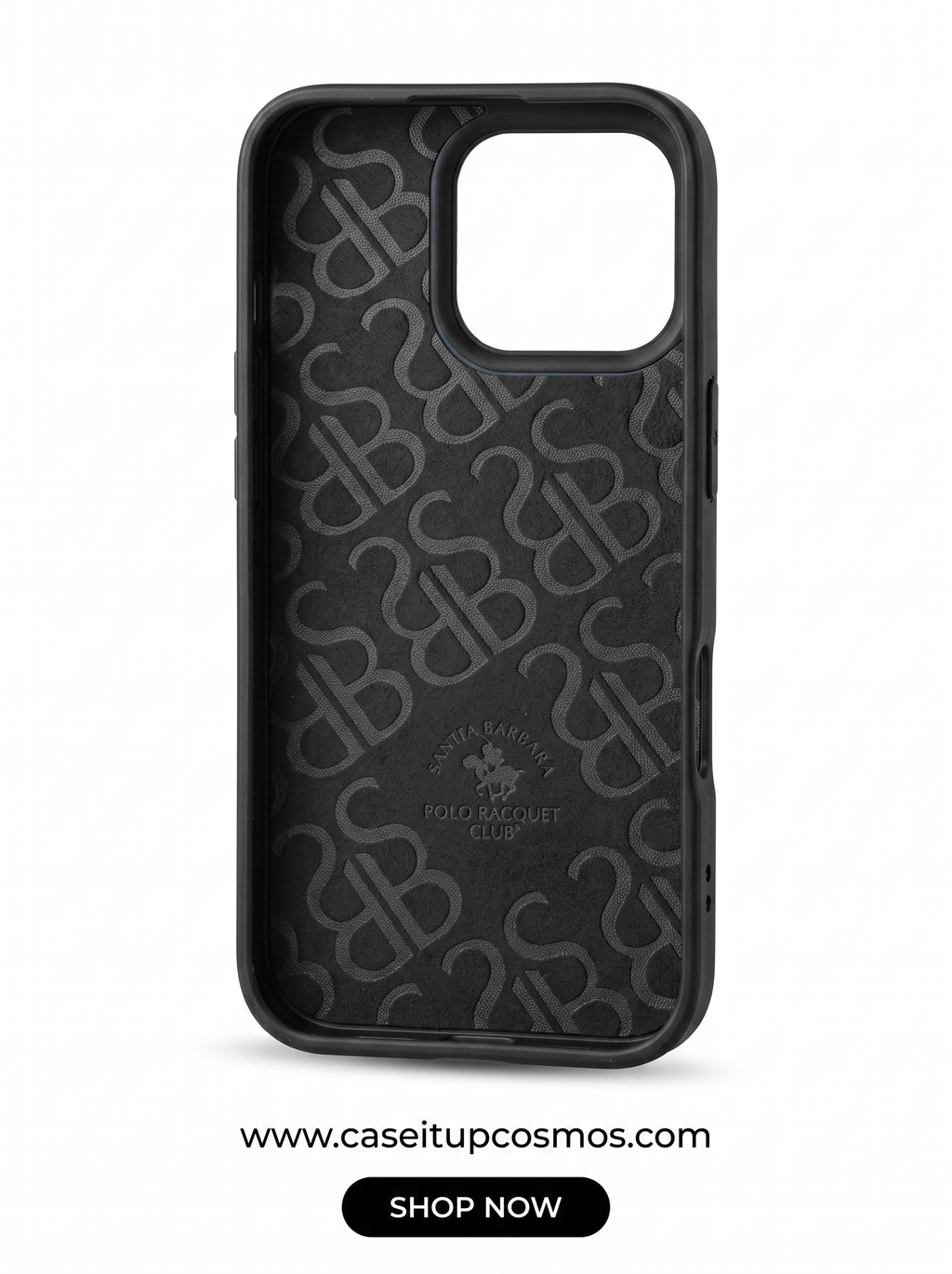 Cosmos™ Santa Barbara Polo 3D Embroidery Leather iPhone Case | Heritage Camo
