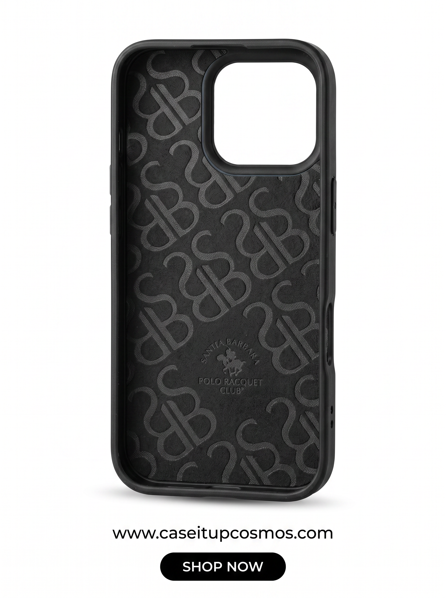Cosmos™ Santa Barbara Polo 3D Embroidery Leather iPhone Case | Heritage Camo