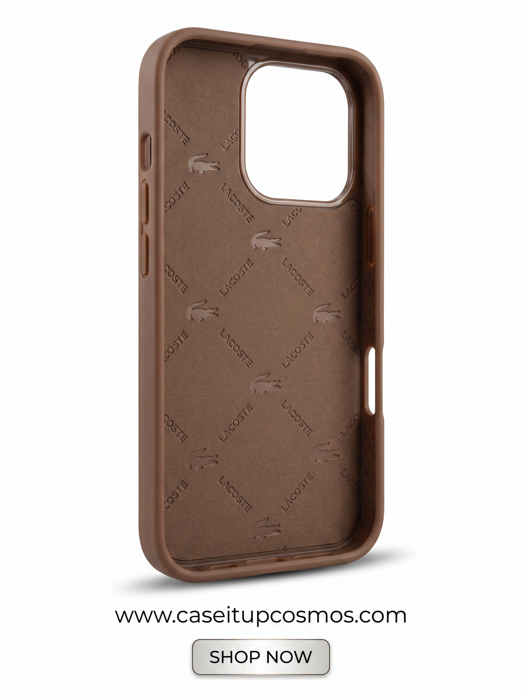Cosmos™ Vintage Pinstripe Embroidered Leather iPhone Case | Tennis Heritage Edition