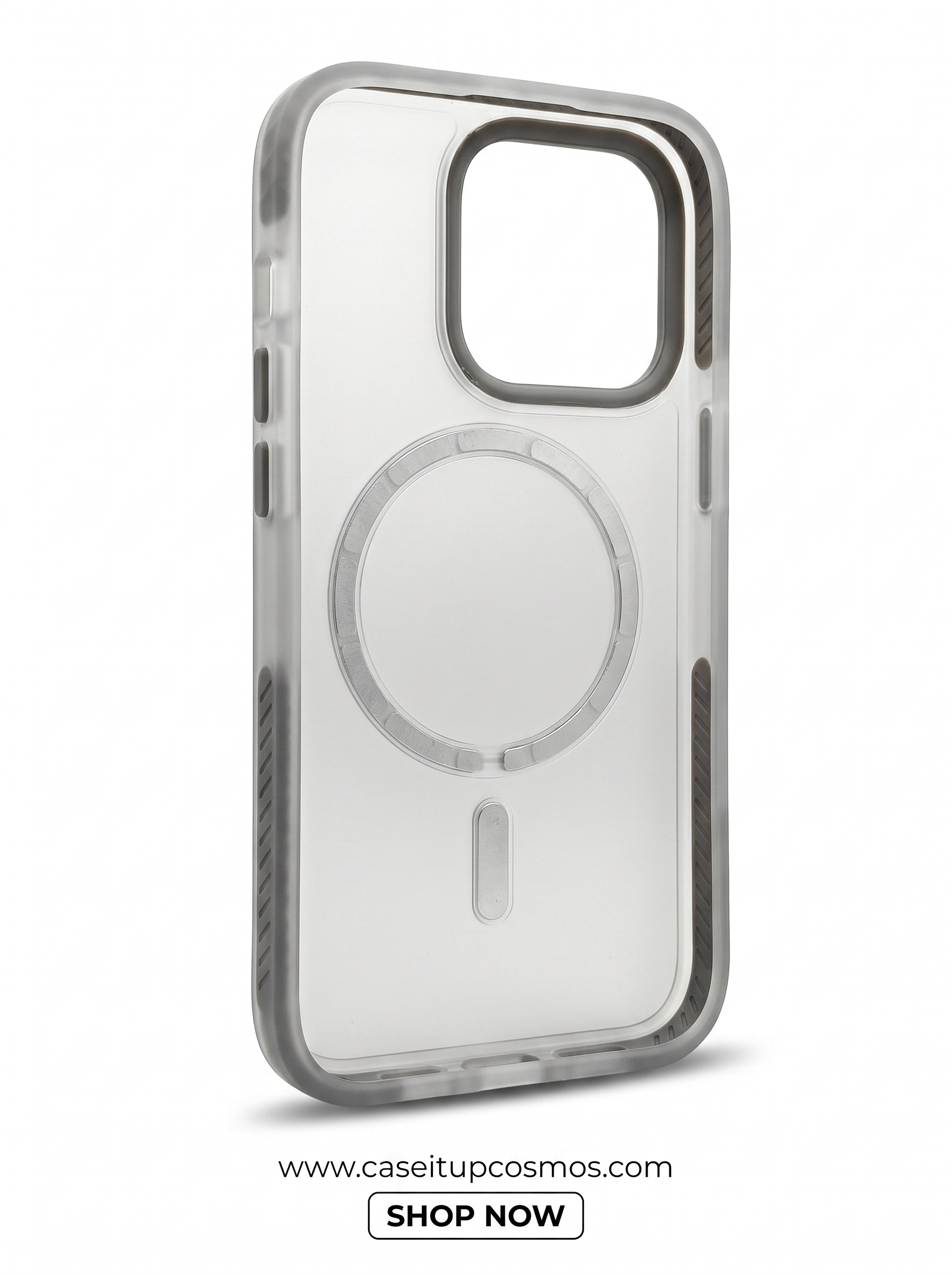 Cosmos™ Ombre Gradient Frosted MagSafe iPhone Case | Smoked Charcoal