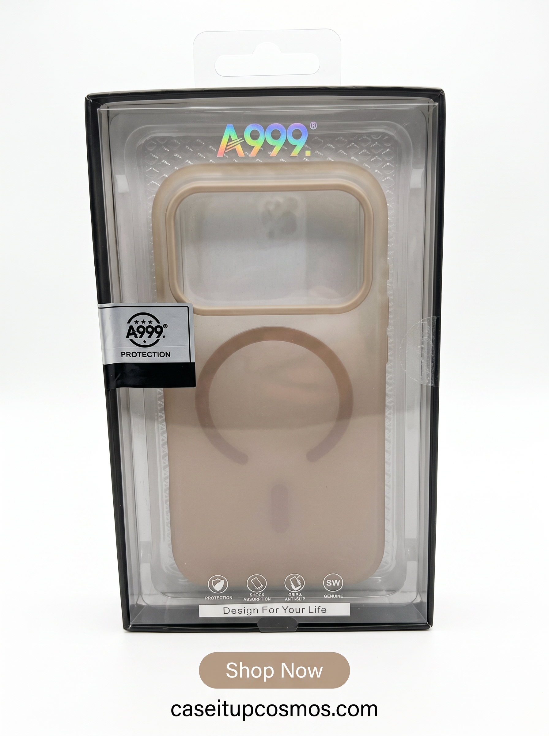 A999 Panoramic Visor MagSafe Case – Frosted Gradient Armor Collection