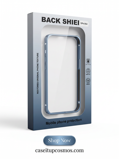 Bare-Feel Ultra Minimalist Metal Bumper Case – Back Shield Alloy Edition