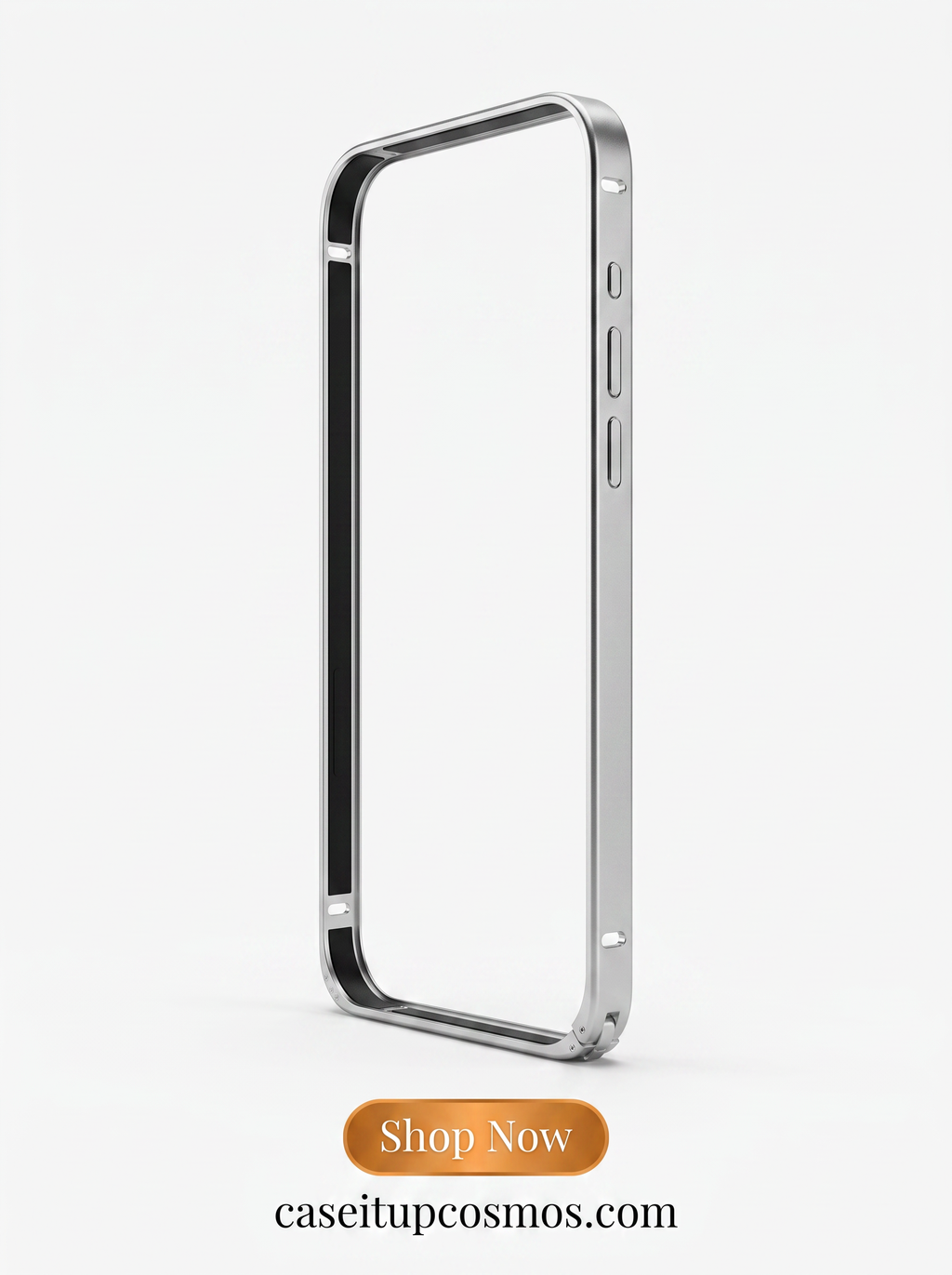 Bare-Feel Ultra Minimalist Metal Bumper Case – Back Shield Alloy Edition