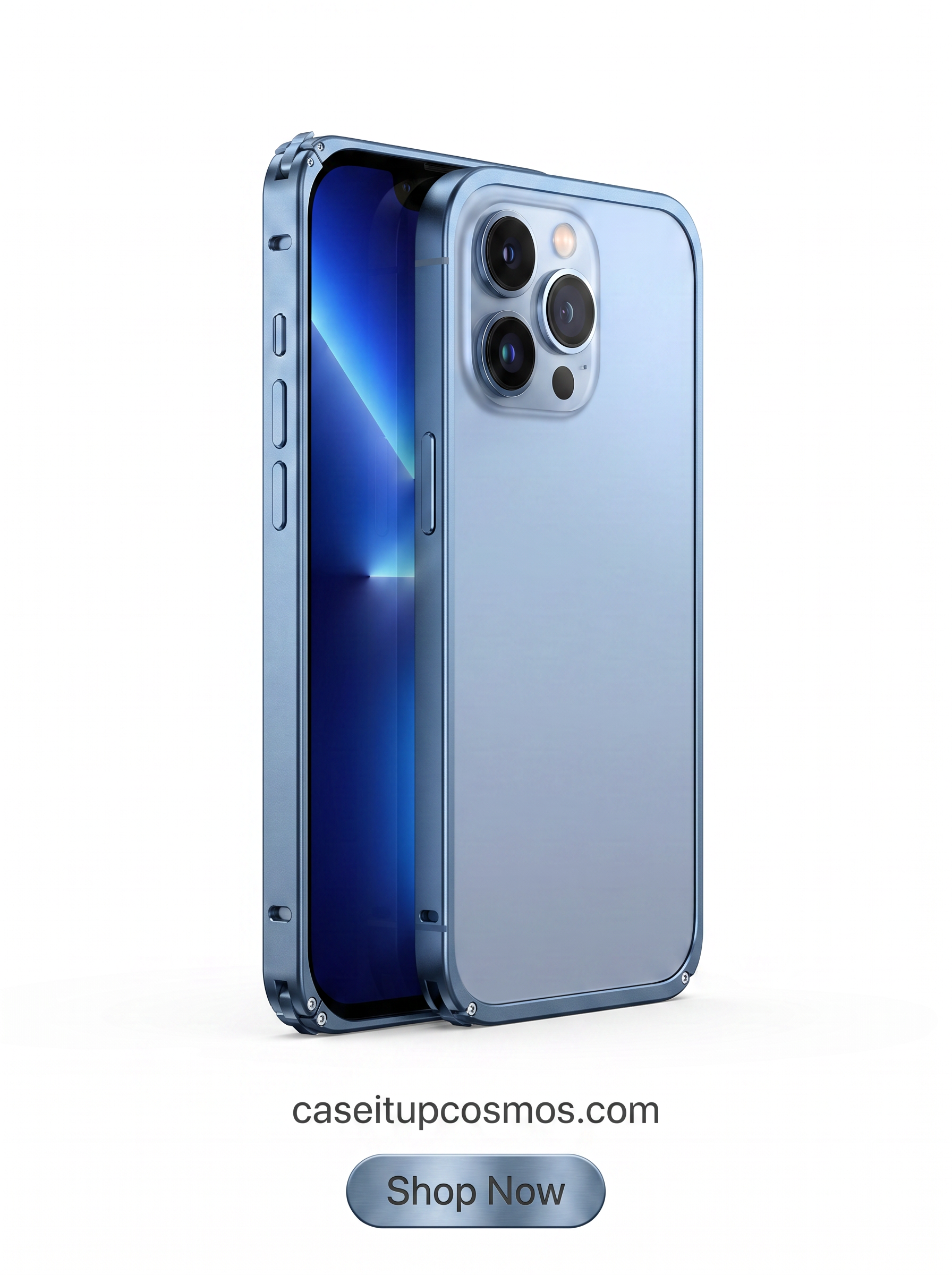 Bare-Feel Ultra Minimalist Metal Bumper Case – Back Shield Alloy Edition