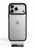 LAZYBOT Smoked Translucent Case – 12FT Drop Shield & Panoramic Visor Guard