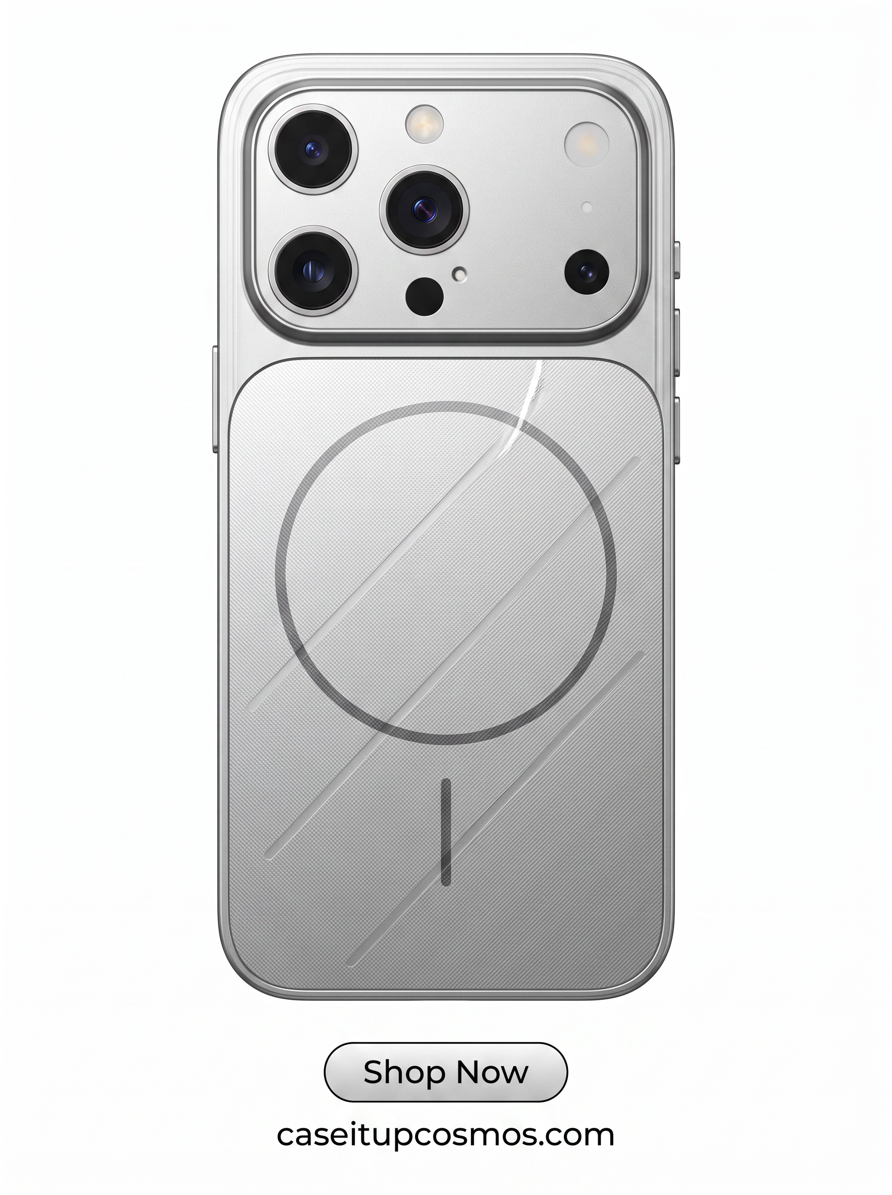 Dual-Finish MagSafe Armor Case with Full Camera Deck Protection