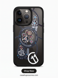 Chronos Skeleton Mechanical Watch Case – Cyber Industrial Edition