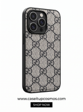 Cosmos™ GG Vintage Monogram Woven Canvas iPhone Case | Italian Luxury Style