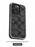 Cosmos™ Luxury Monogram Leather & Woven Canvas iPhone Case
