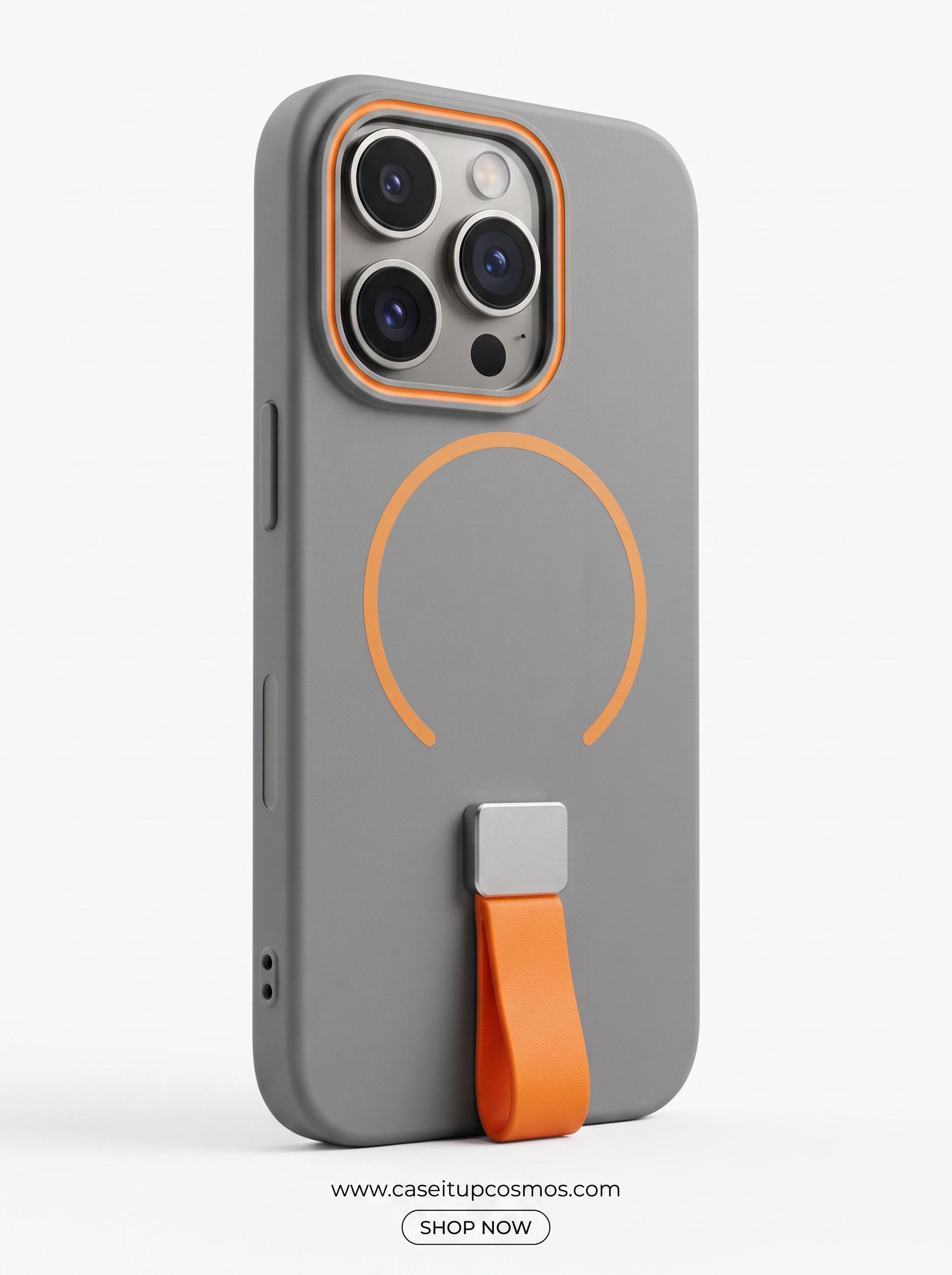 Cosmos™ Active Strap MagSafe Case for iPhone | Built-In Grip & Kickstand