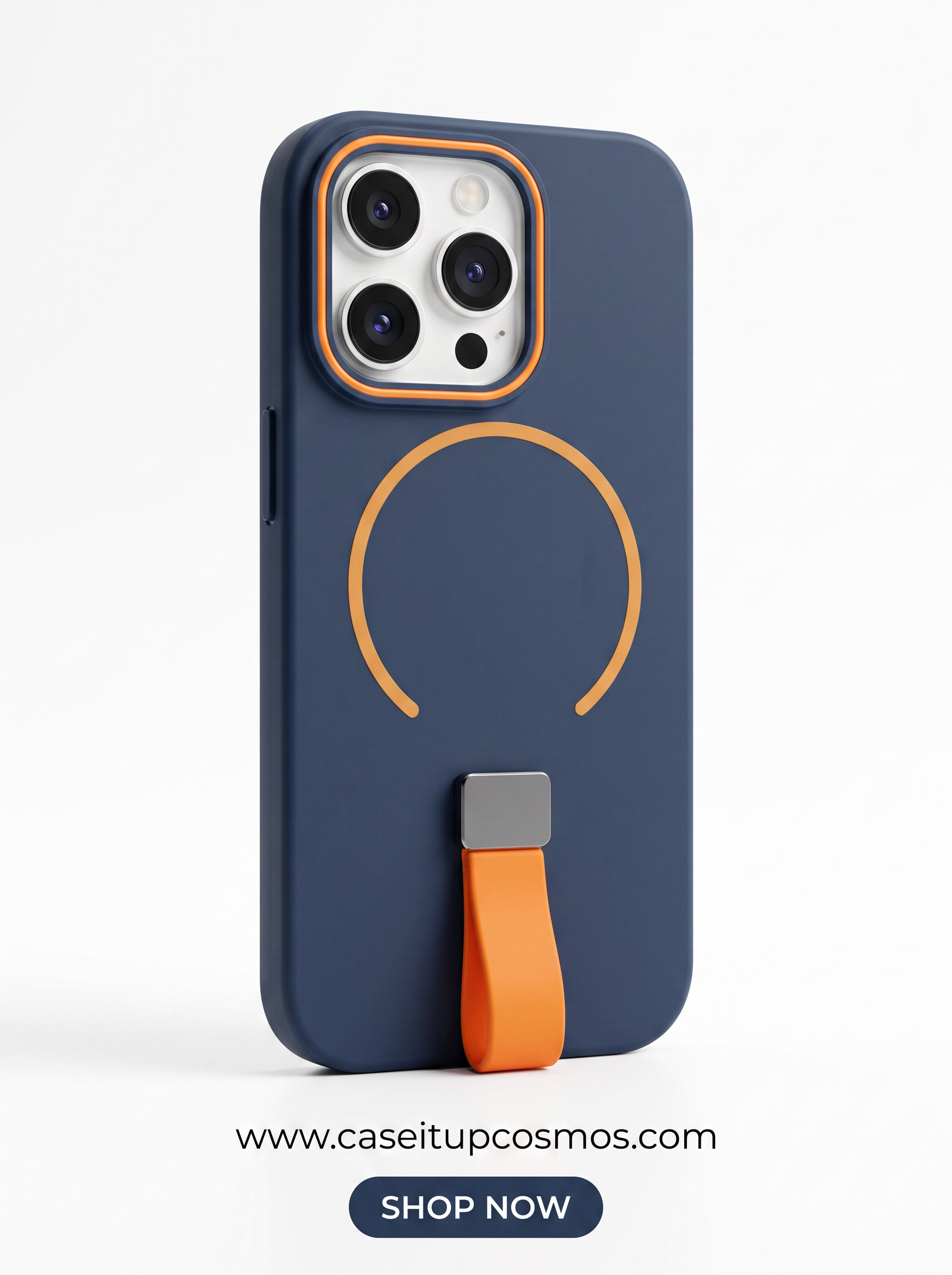 Cosmos™ Active Strap MagSafe Case for iPhone | Built-In Grip & Kickstand