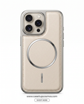 The Minimalist Leather MagSafe Edition Case for iPhone | Titanium Bumper