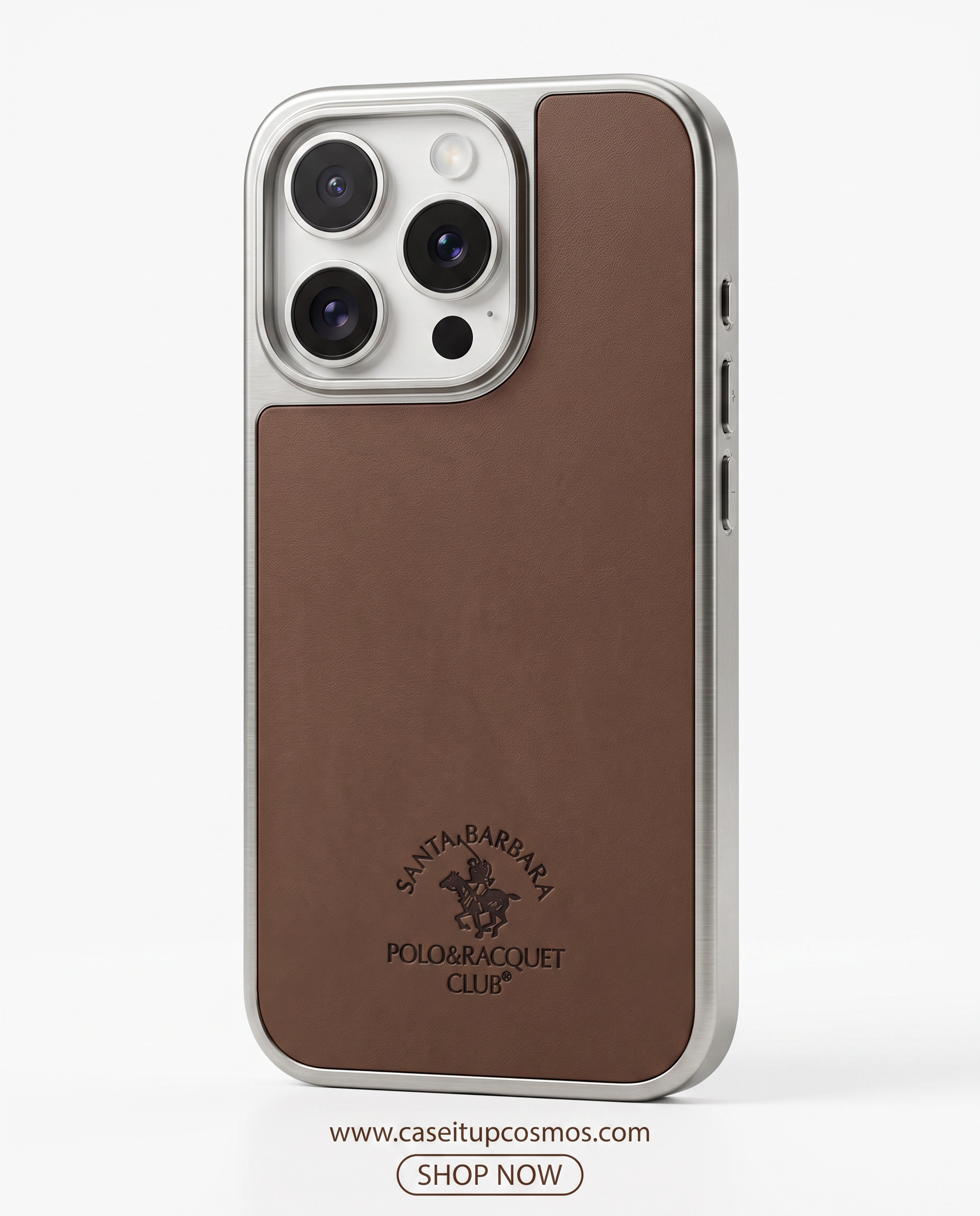Cosmos™ Santa Barbara Polo Leather iPhone Case | Carbon Fiber Interior
