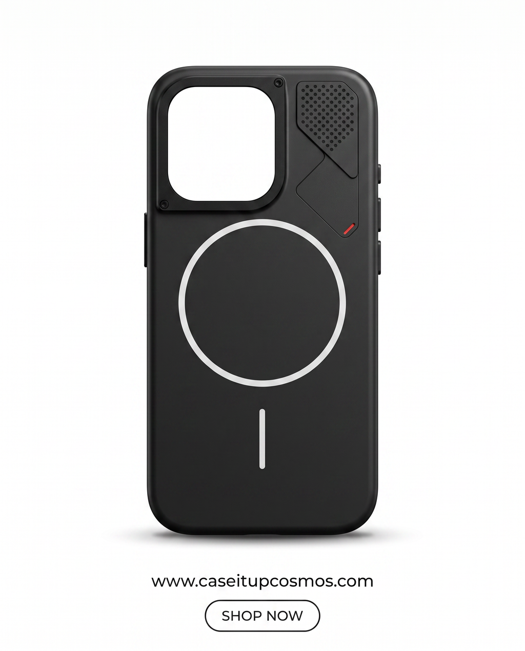 Futuristic Alloy Camera Armor MagSafe Case for iPhone | Microfiber Interior