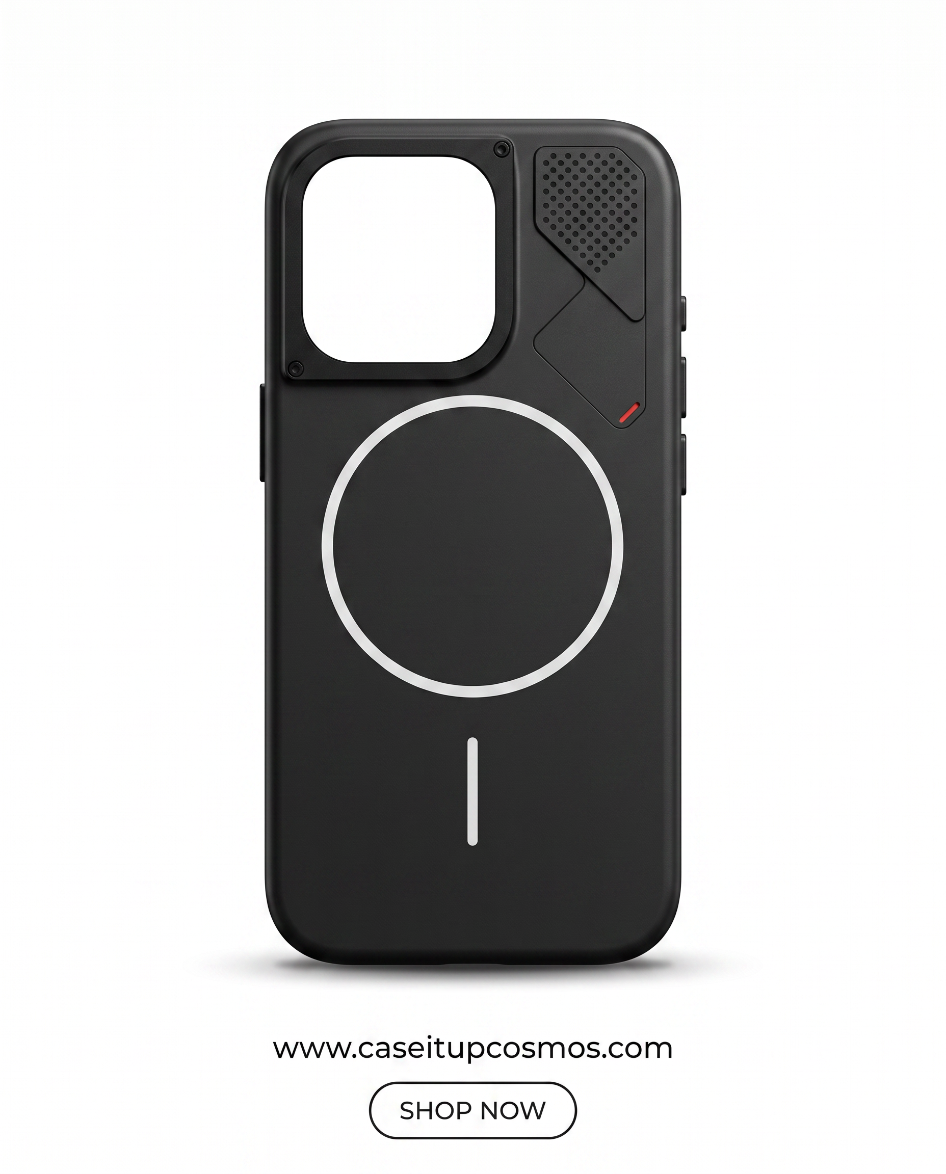 Futuristic Alloy Camera Armor MagSafe Case for iPhone | Microfiber Interior