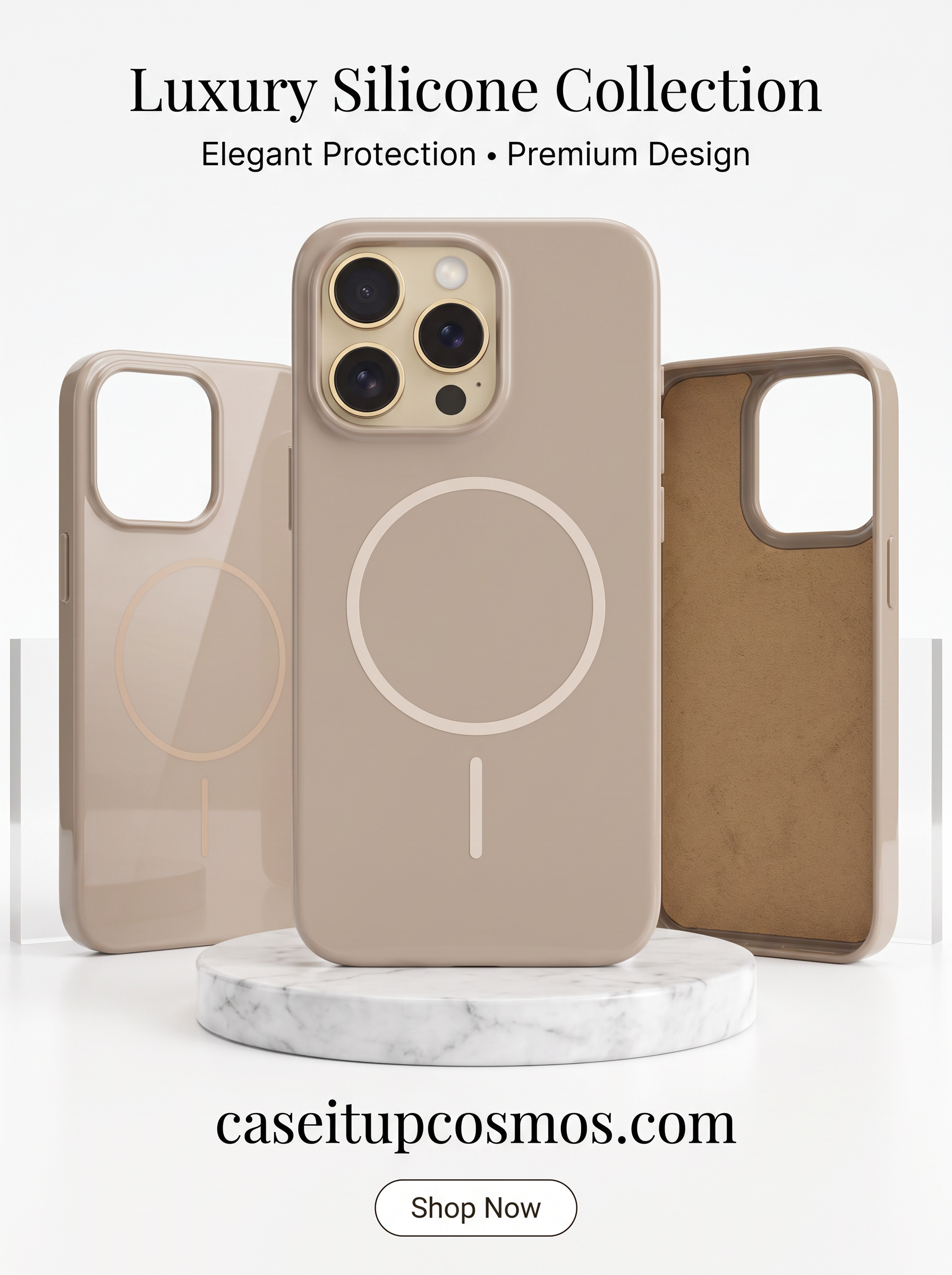 MagSafe Silicone Armor Case | Soft Touch Shockproof Cover with Microfiber Lining