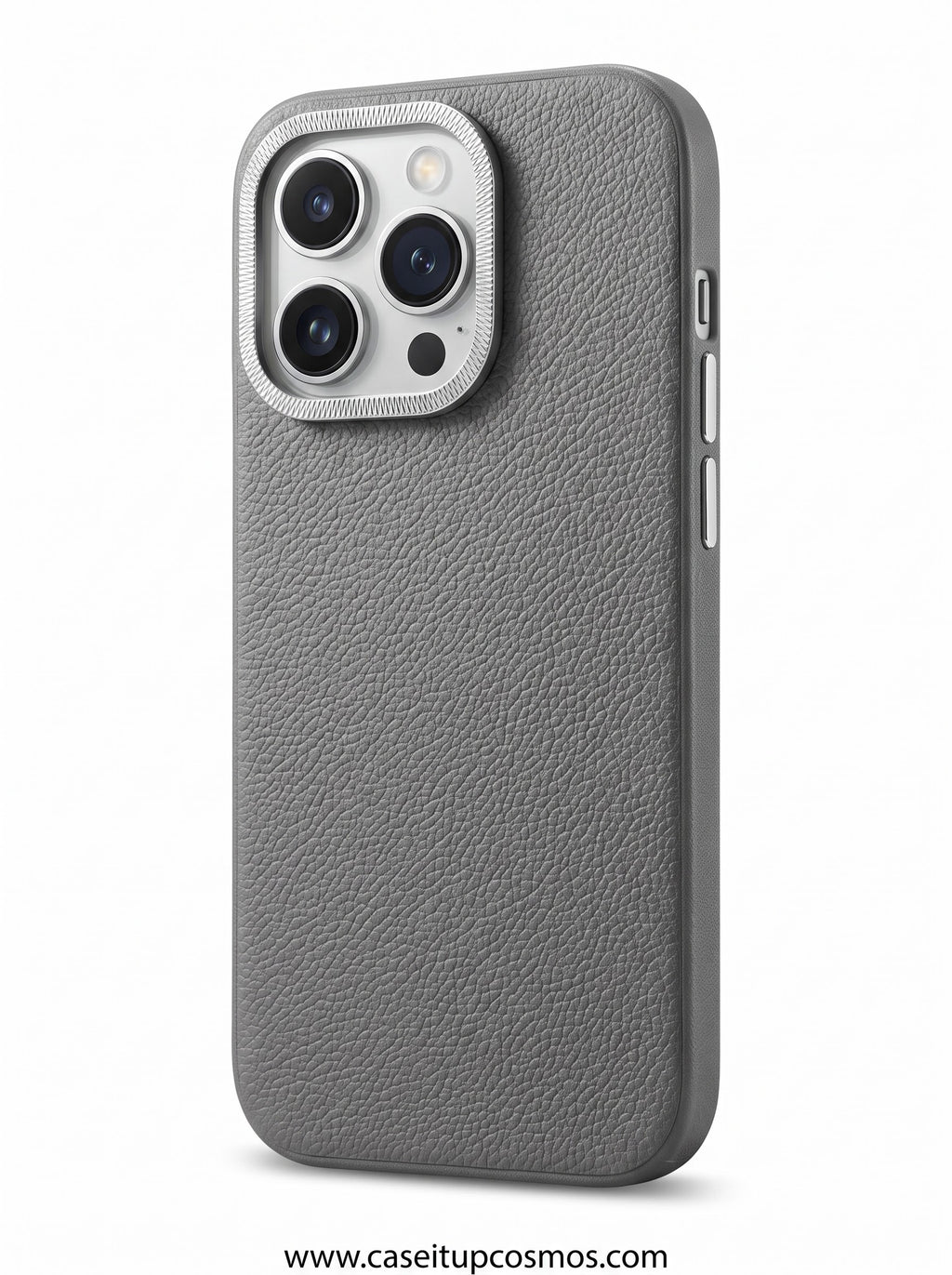 Cosmos™ Tactical Pebbled Leather iPhone Cover | Shockproof Air-Ridge Interior