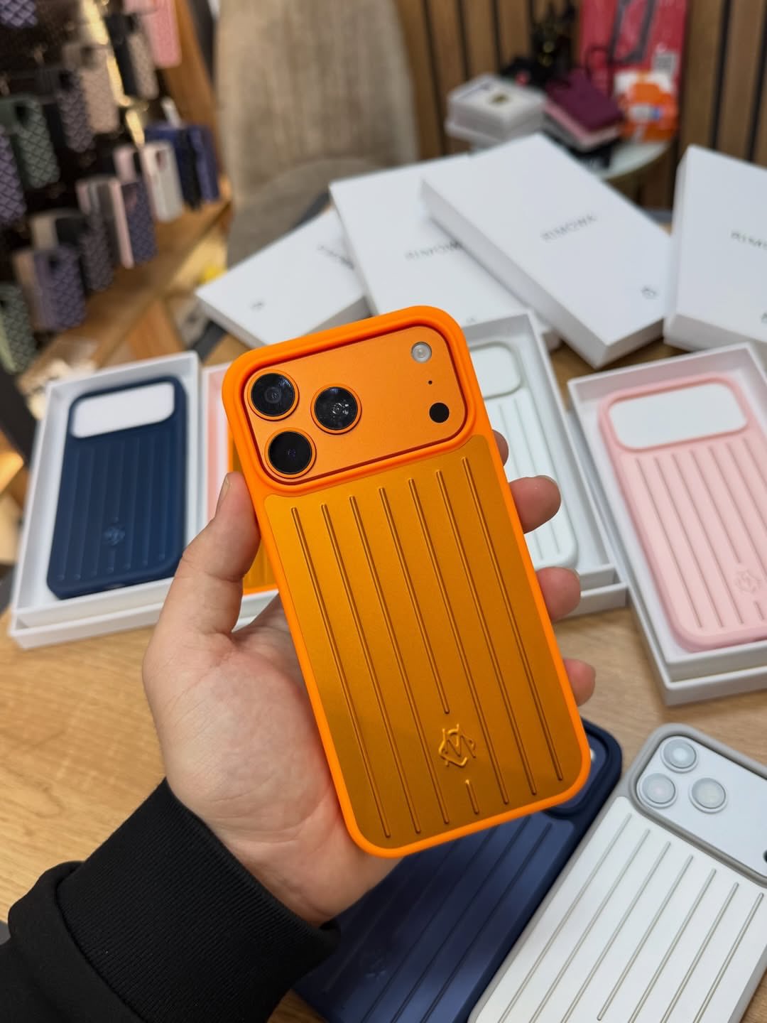 Premium Luggage-Inspired iPhone Case RIMOWA Case