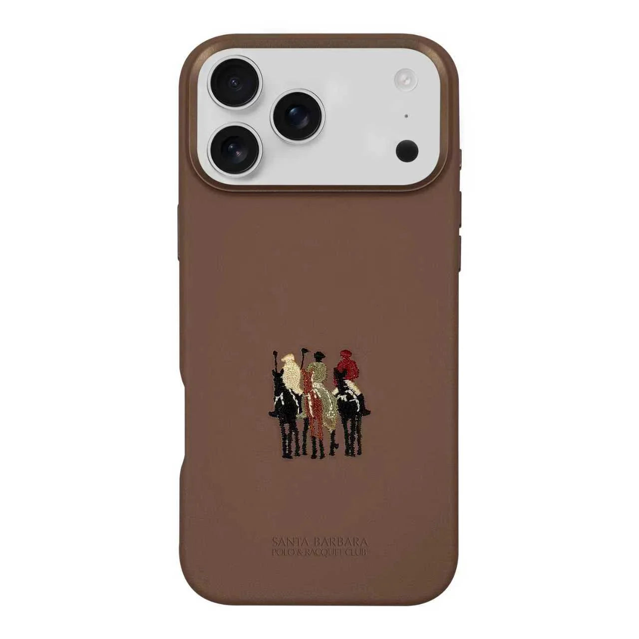 Santa Barbara Polo & Racquet Club Embroidered Leather Finish Case Justin Series