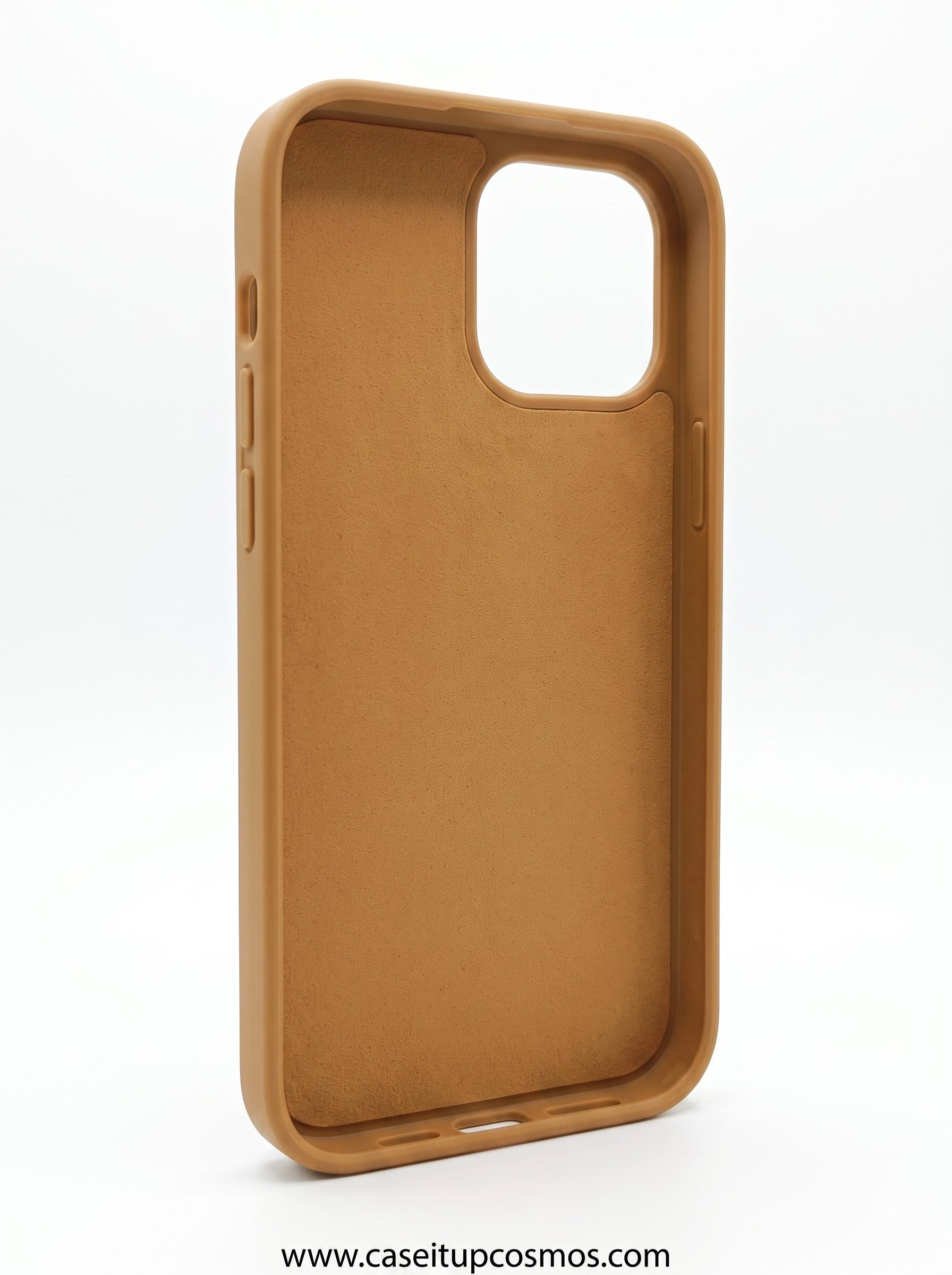 The Glamour Saffiano Leather Edition iPhone Case | Velvet Suede Interior