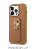The Glamour Saffiano Leather Edition iPhone Case | Velvet Suede Interior