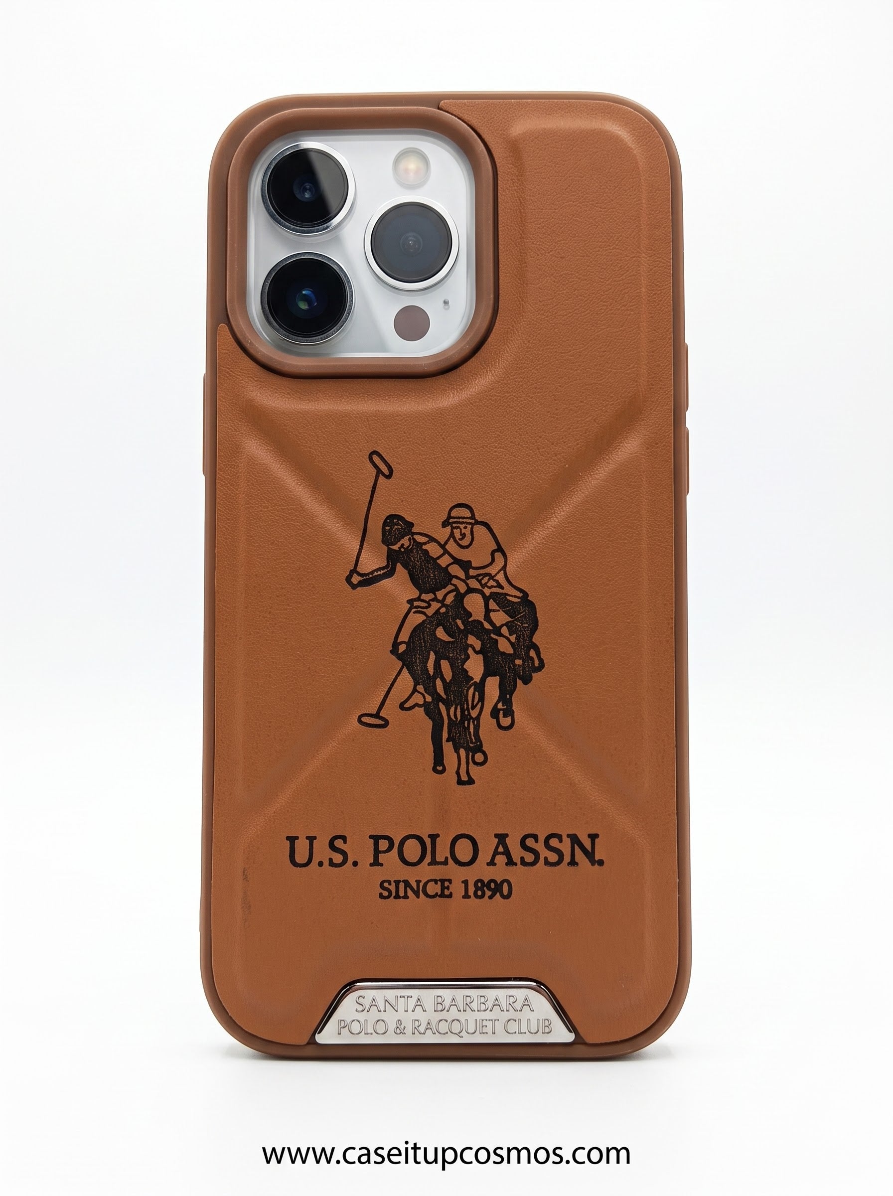 The Old Money Polo Heritage Edition Leather iPhone Case | Sculpted X-Grip