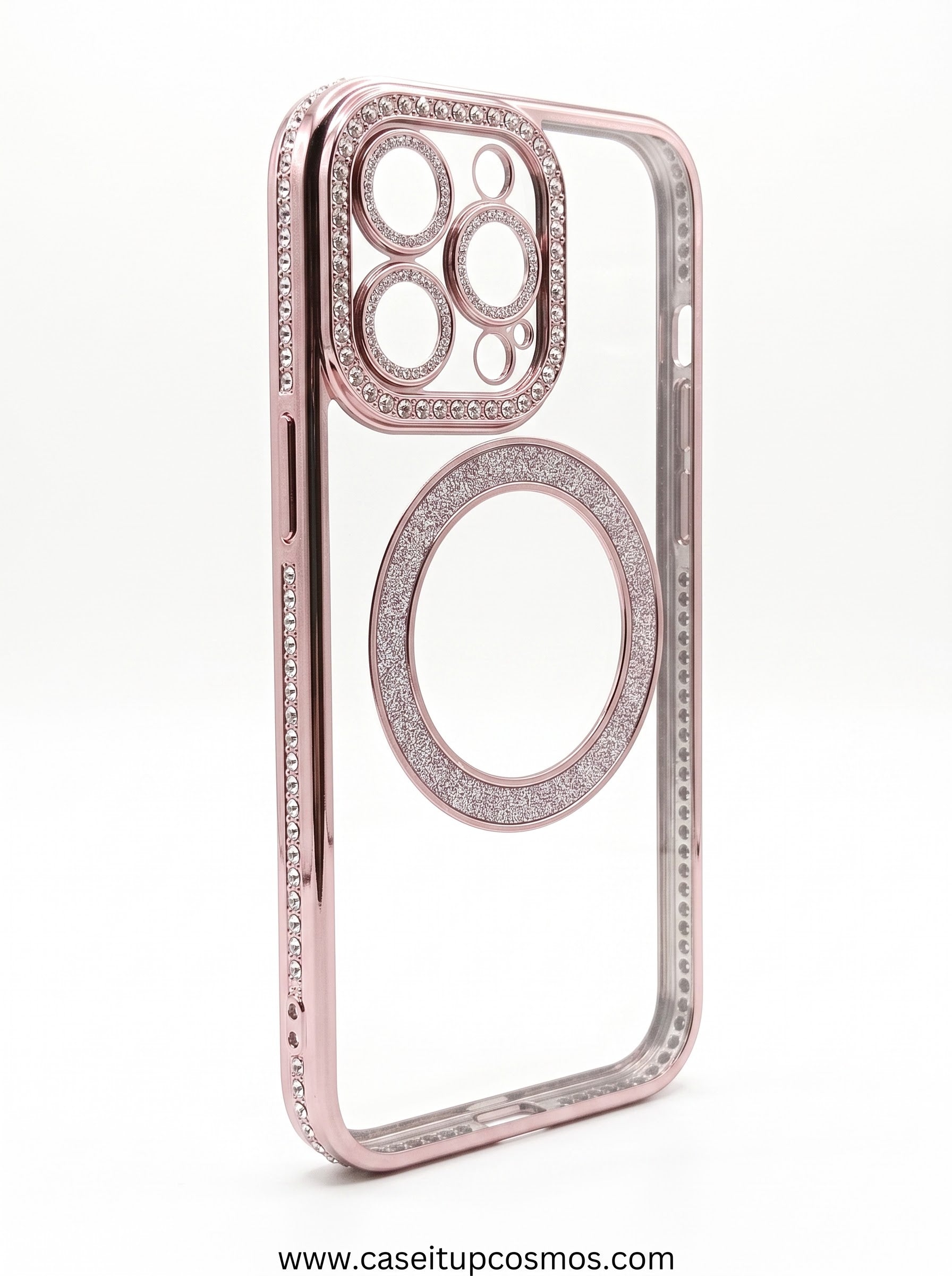 Cosmos™ Electroplated Diamond Sparkle MagSafe iPhone Case | Raised Lens Armor