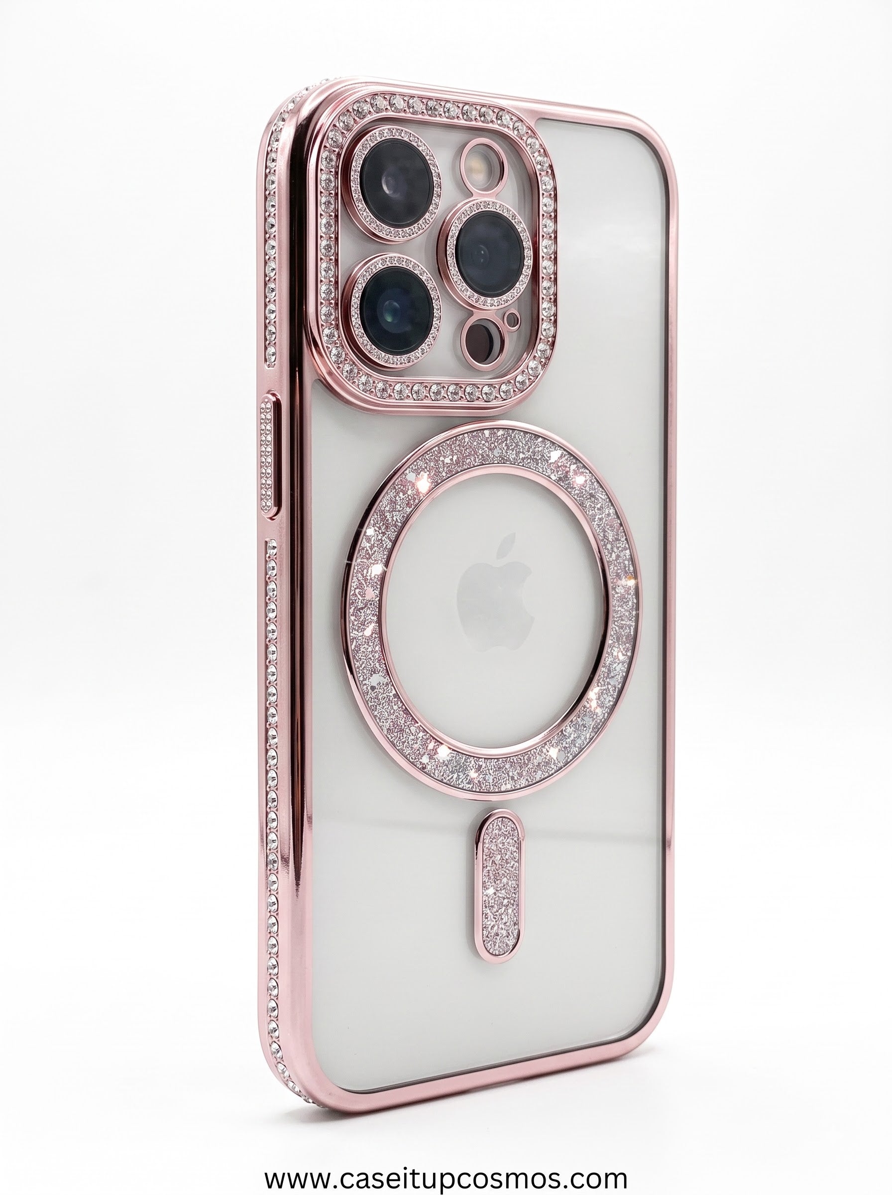 Cosmos™ Electroplated Diamond Sparkle MagSafe iPhone Case | Raised Lens Armor