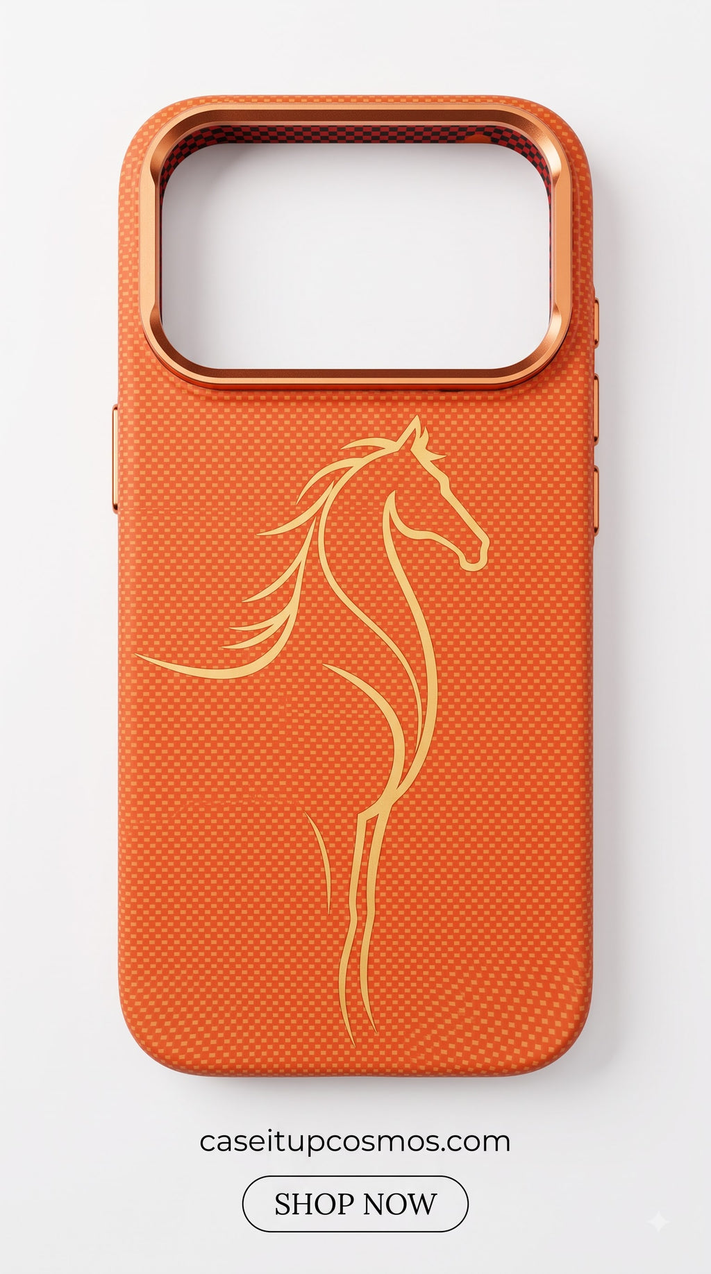 DYNAMYK Woven Stallion Luxury Case – Metallic Camera Shield Series