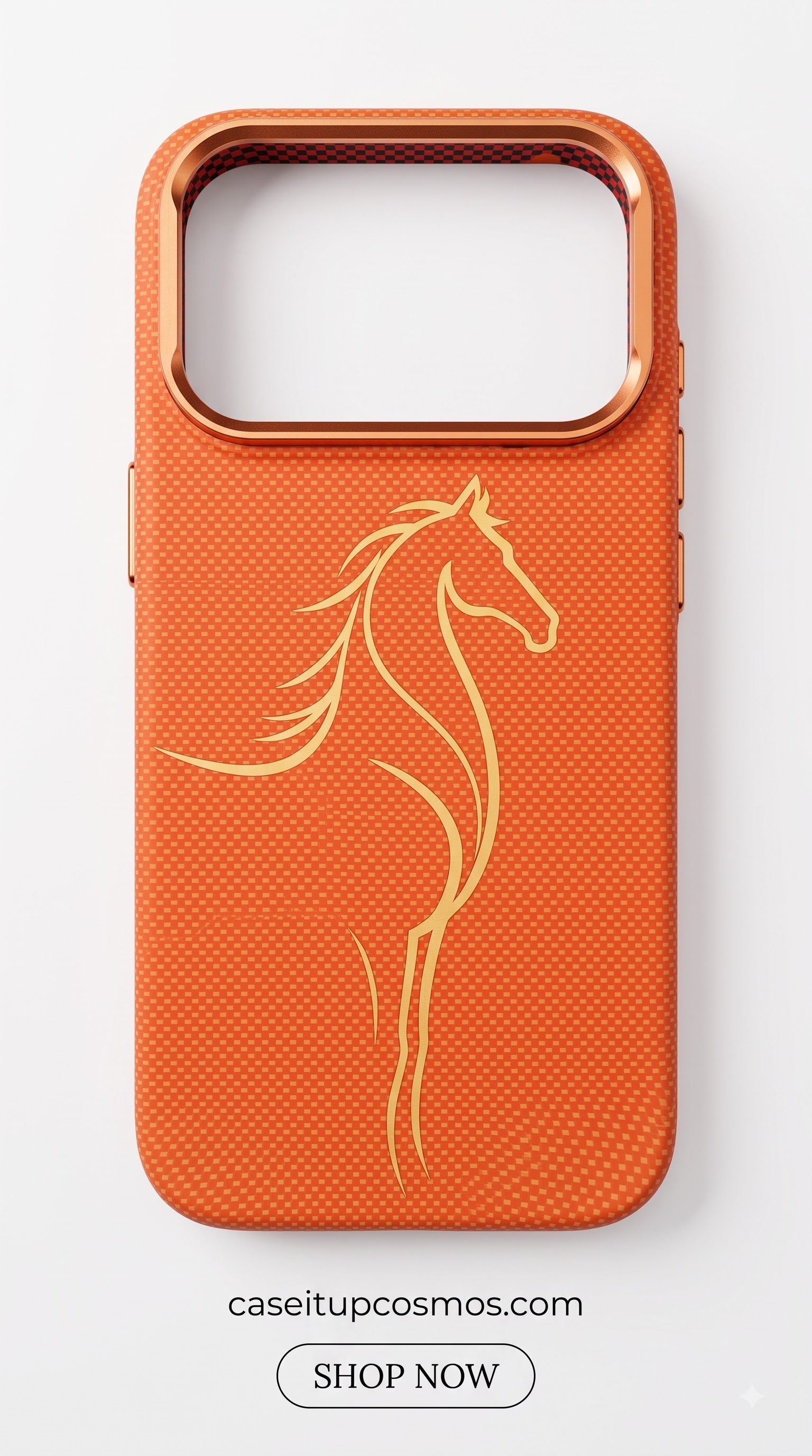 DYNAMYK Woven Stallion Luxury Case – Metallic Camera Shield Series
