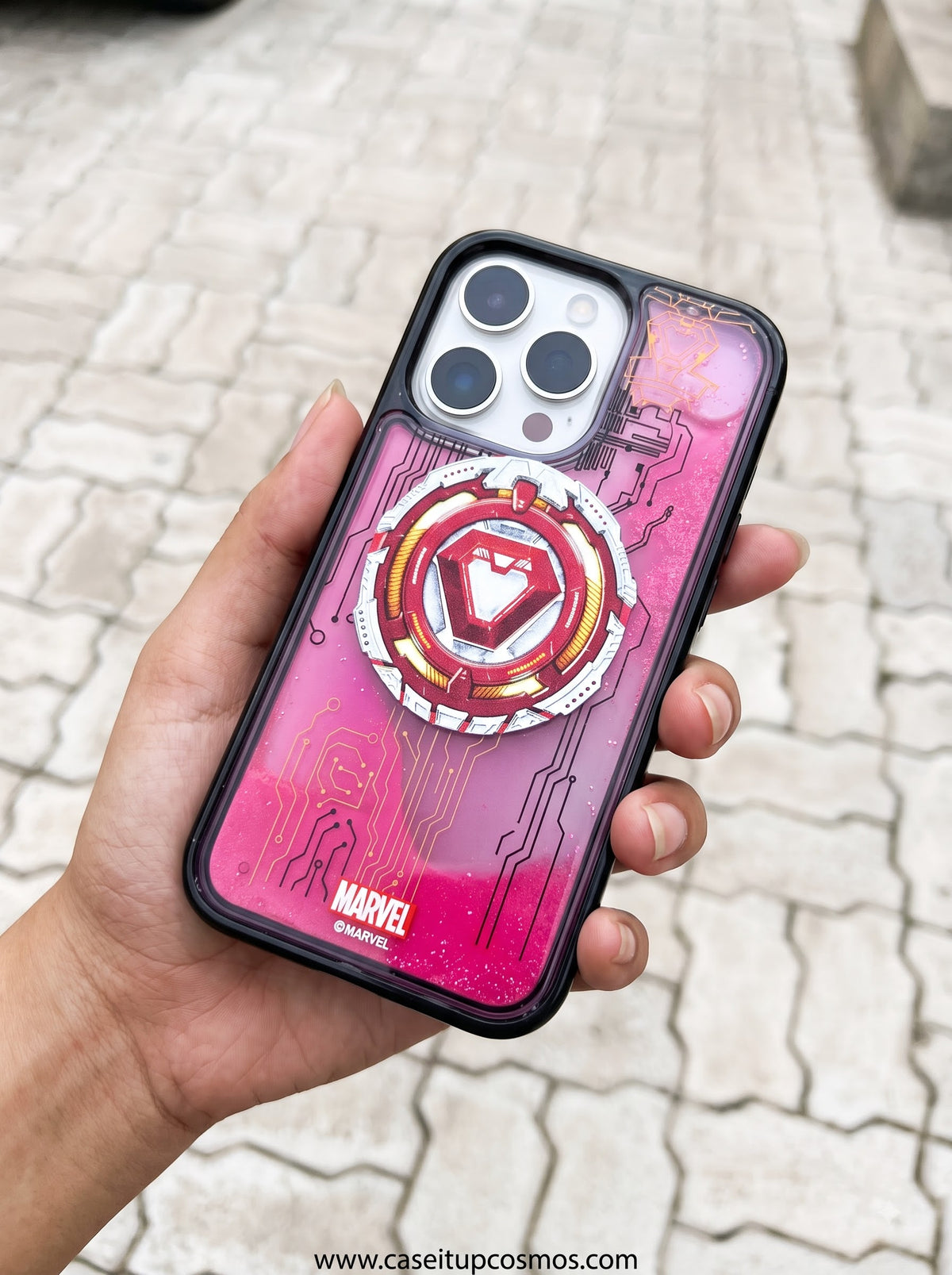The Avengers Techwear Edition Arc Reactor Shockproof Case for iPhone