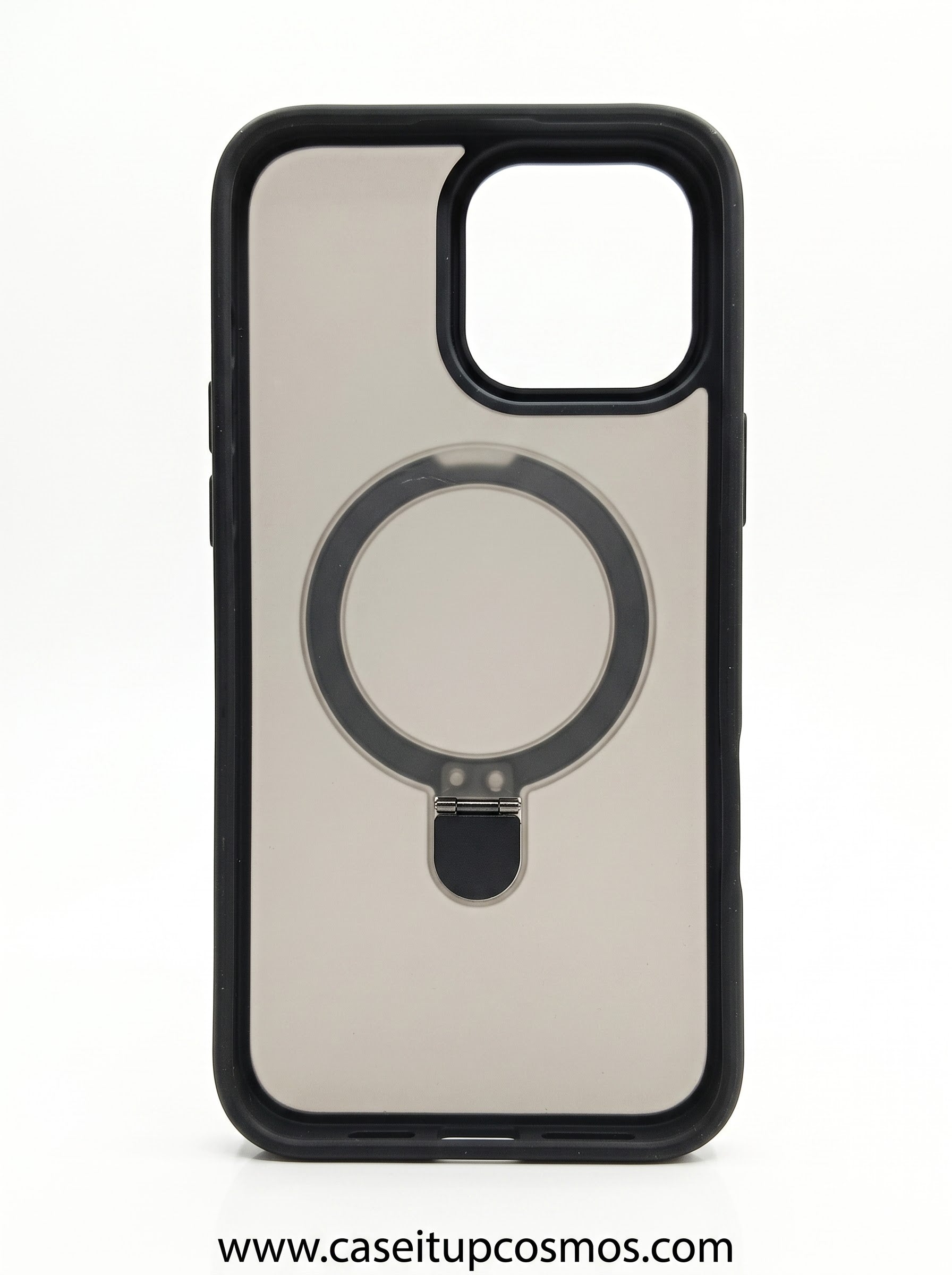 Cosmos™ Frosted Matte MagSafe Ring Stand iPhone Case | Includes 3x Lens Protectors