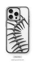 Titanium Grey Skeleton Armor Case for iPhone 15 Pro | Premium Shockproof Protective Cover