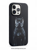 Alpha Pitbull Spiked Collar Shockproof iPhone Cover | High-Contrast Print