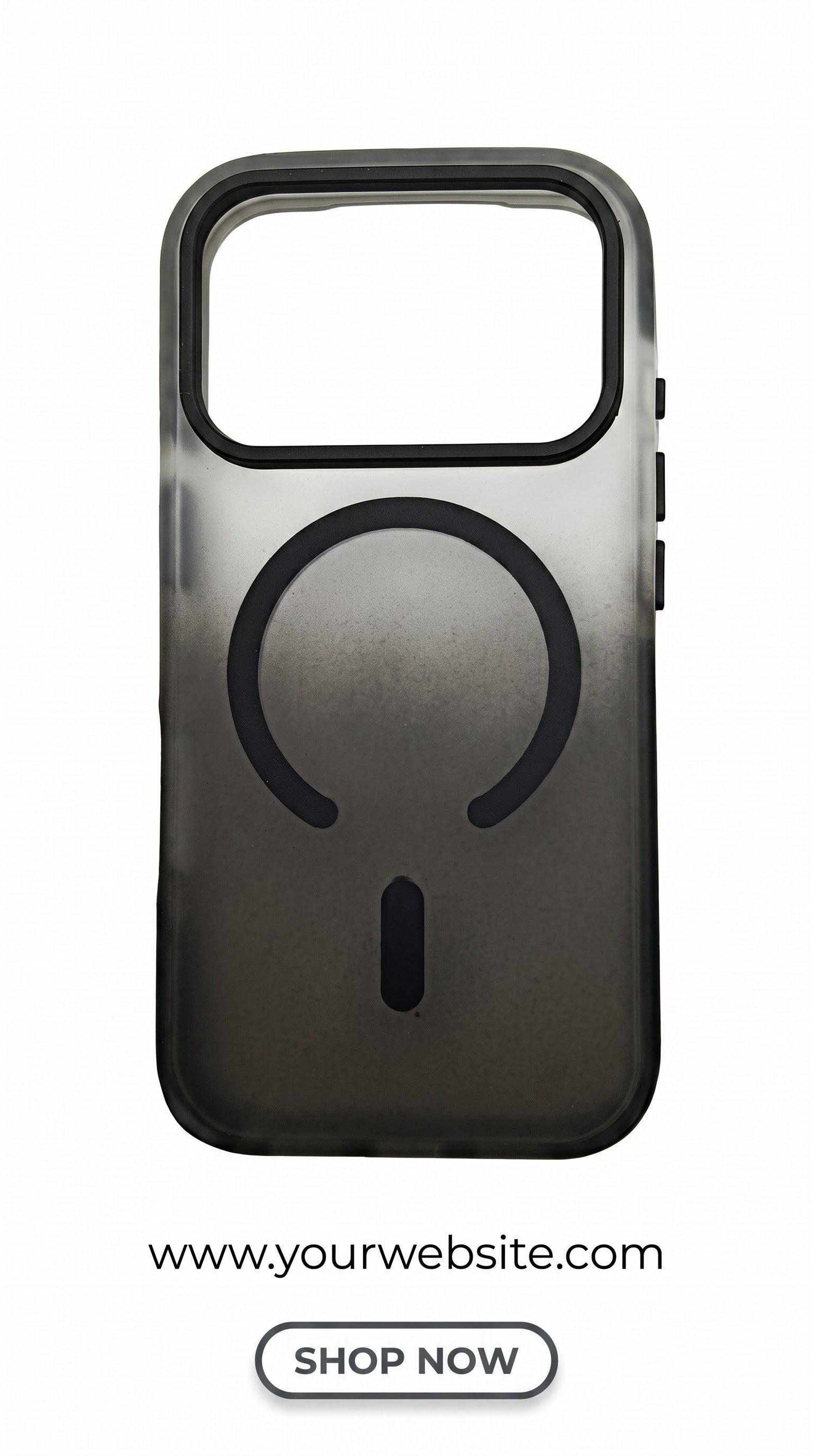A999 Panoramic Visor MagSafe Case – Frosted Gradient Armor Collection