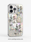 Garden Luxe™ Holographic Floral Case – Luxury Protective Phone Cover