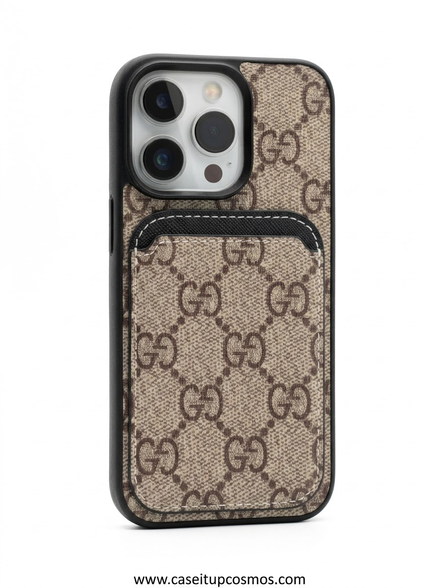 The Parisian Heritage Edition Monogram Cardholder Case for iPhone