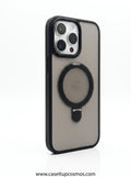 Cosmos™ Frosted Matte MagSafe Ring Stand iPhone Case | Includes 3x Lens Protectors