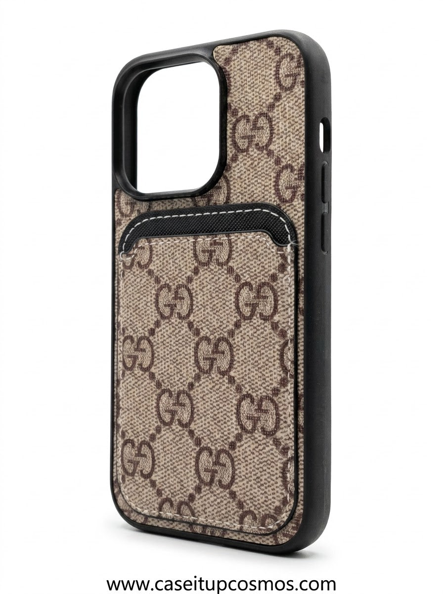 The Parisian Heritage Edition Monogram Cardholder Case for iPhone